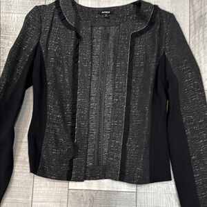 Chico's Black Textured Jacket